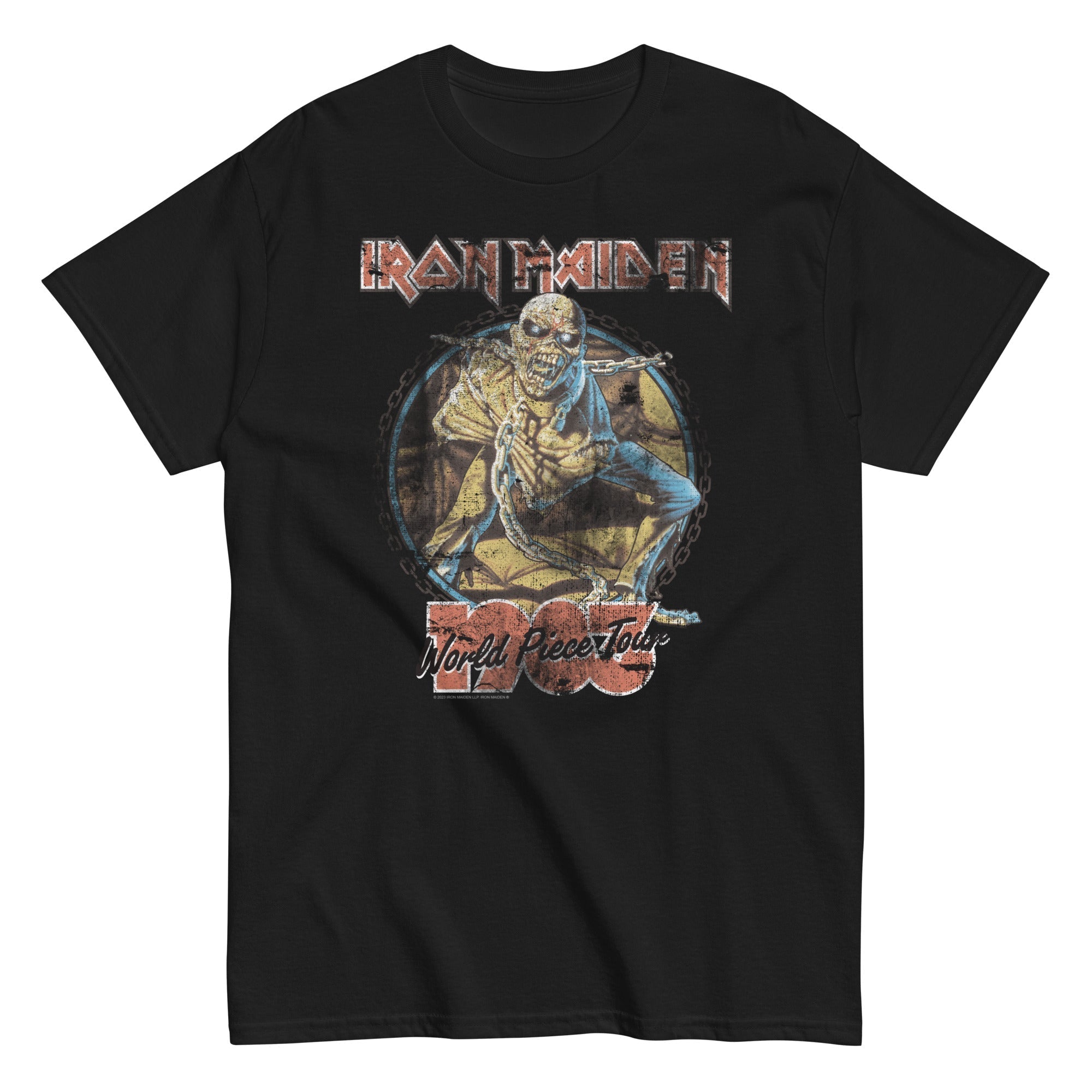 MerchMoment Iron Maiden - World Peace Tour T-Shirt Black