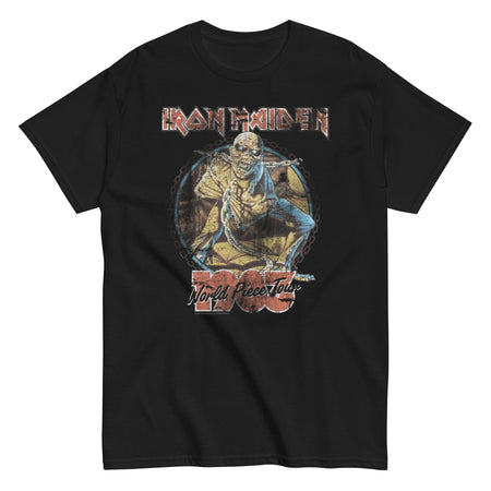MerchMoment Iron Maiden - World Peace Tour T-Shirt Black