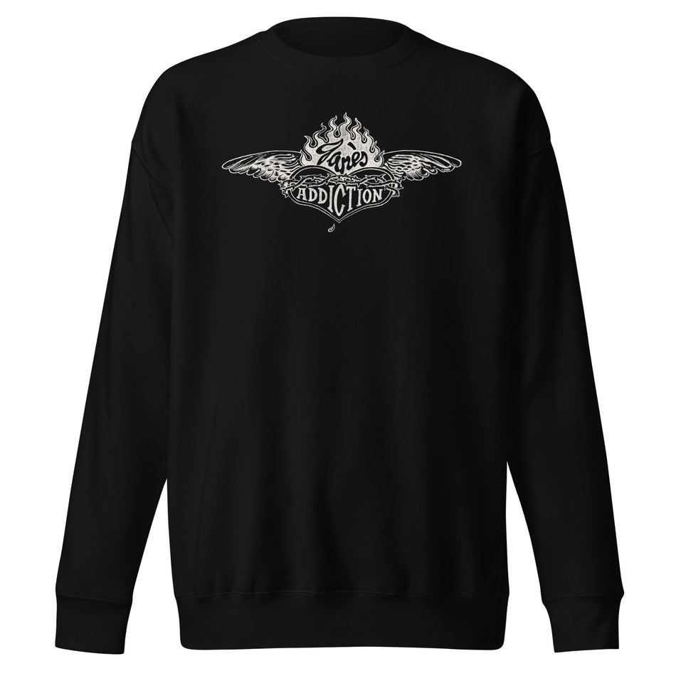 MerchMoment Jane's Addiction - Badge Logo Sweatshirt Black