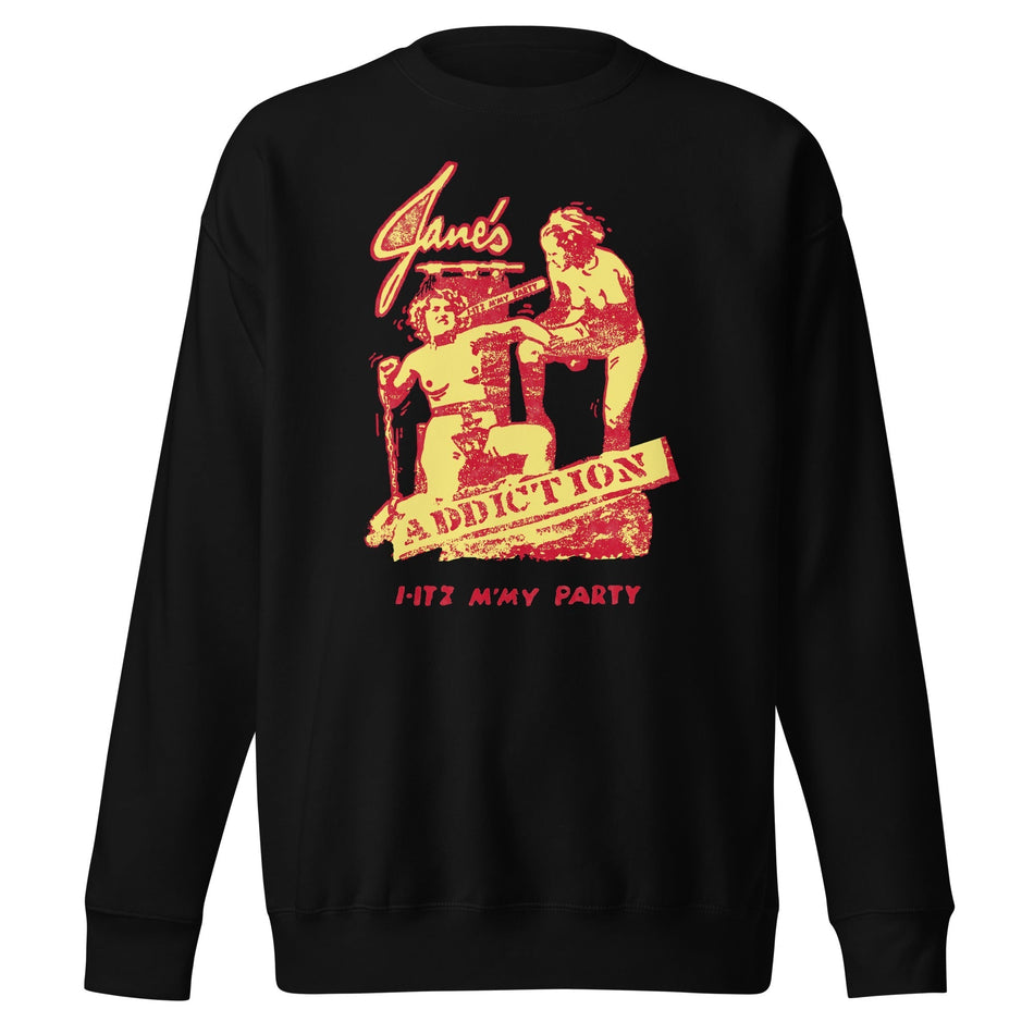 MerchMoment Jane's Addiction - I-Itz M'My Party Sweatshirt Black