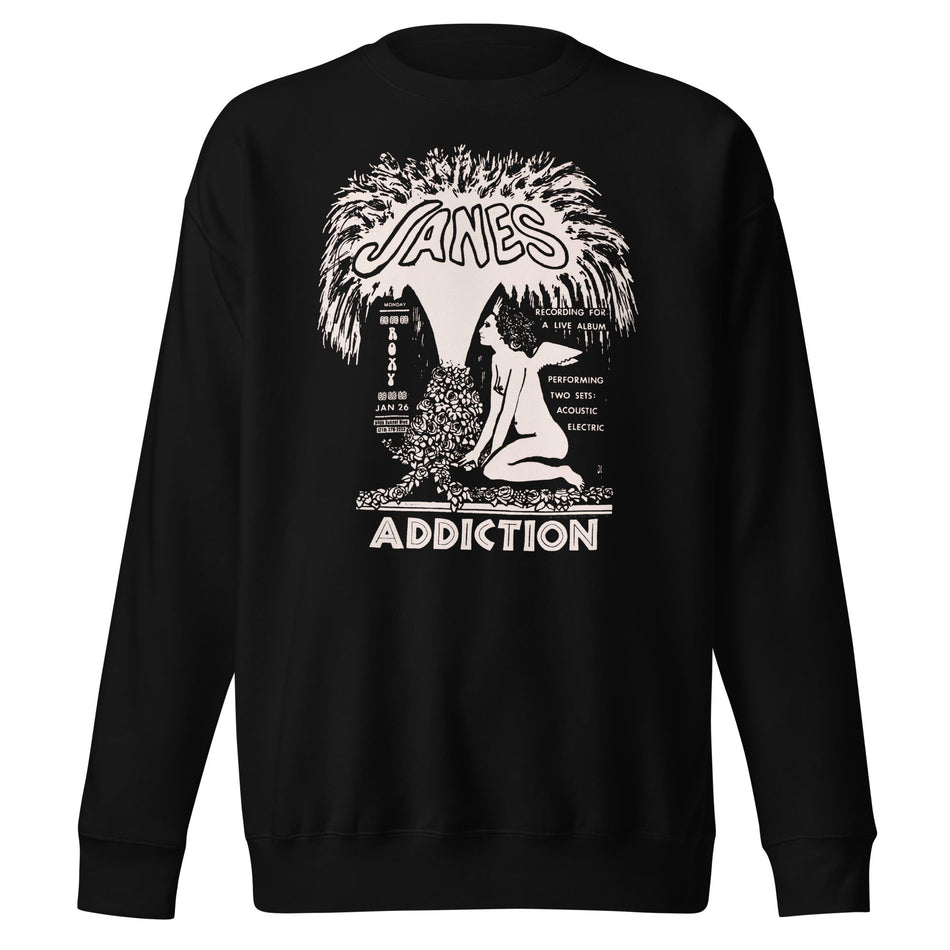 MerchMoment Jane's Addiction - Roxy Live Sweatshirt Black