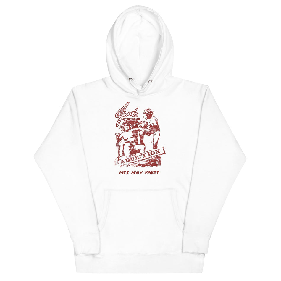 MerchMoment Jane's Addiction - Still My Party Hoodie White