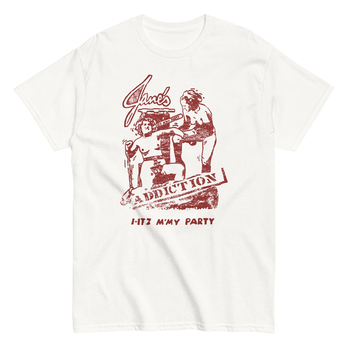 MerchMoment Jane's Addiction - Still My Party T-Shirt White