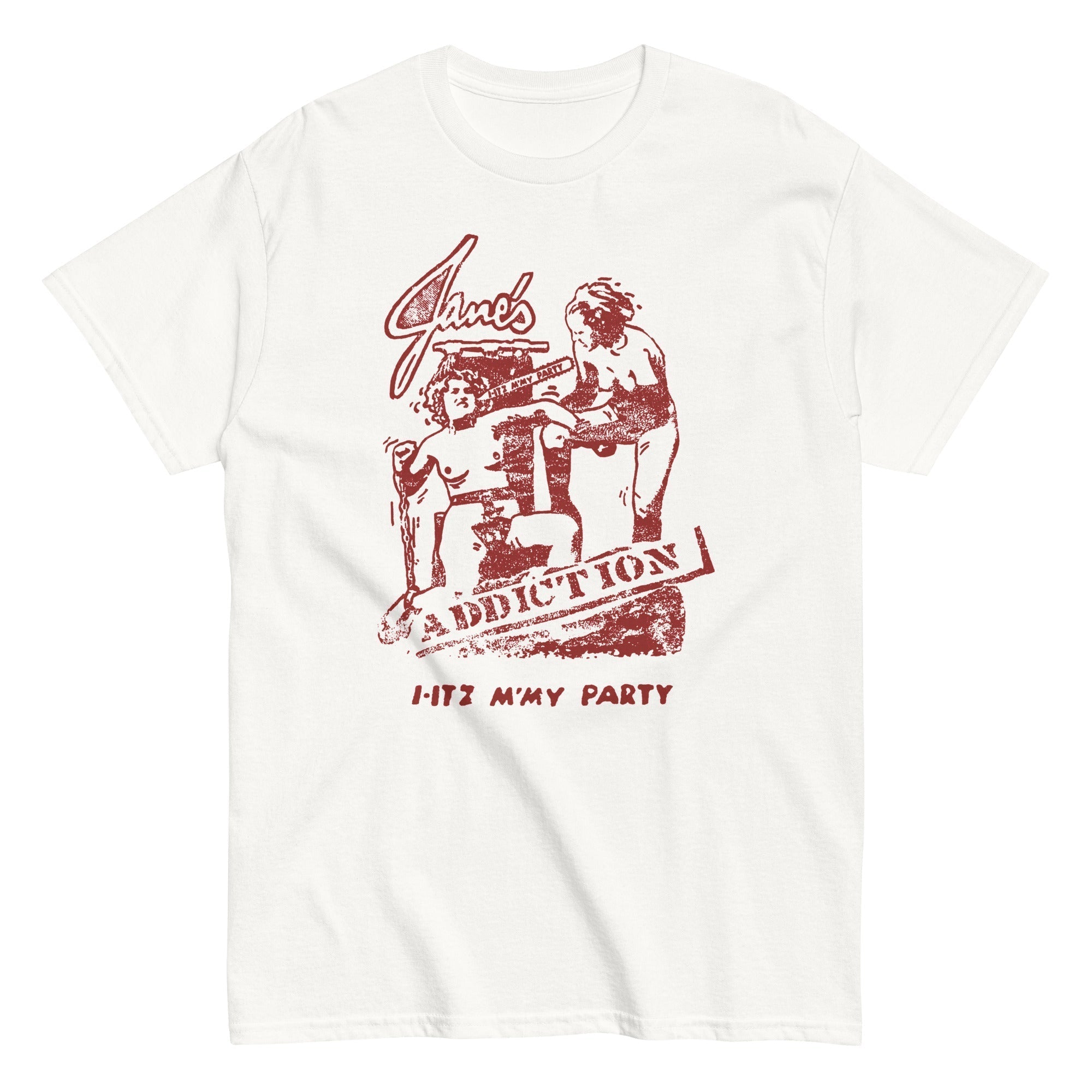 MerchMoment Jane's Addiction - Still My Party T-Shirt White