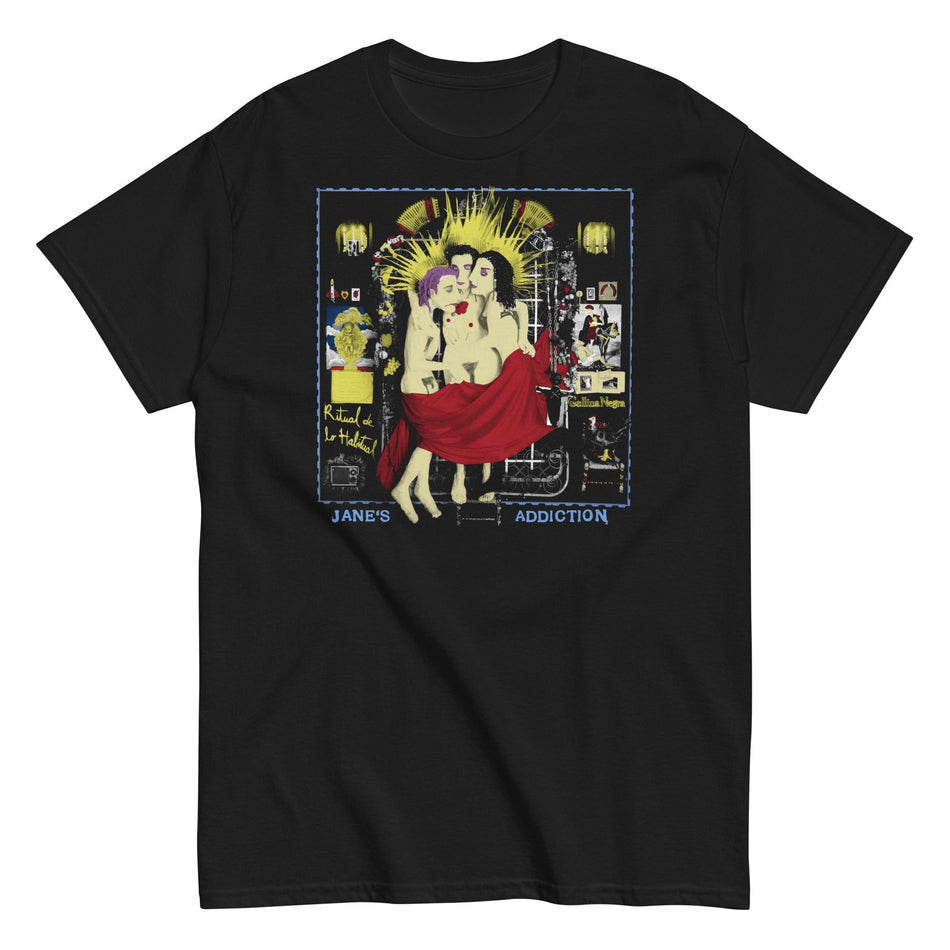 MerchMoment Jane's Addiction - Three Ladies T-Shirt Black