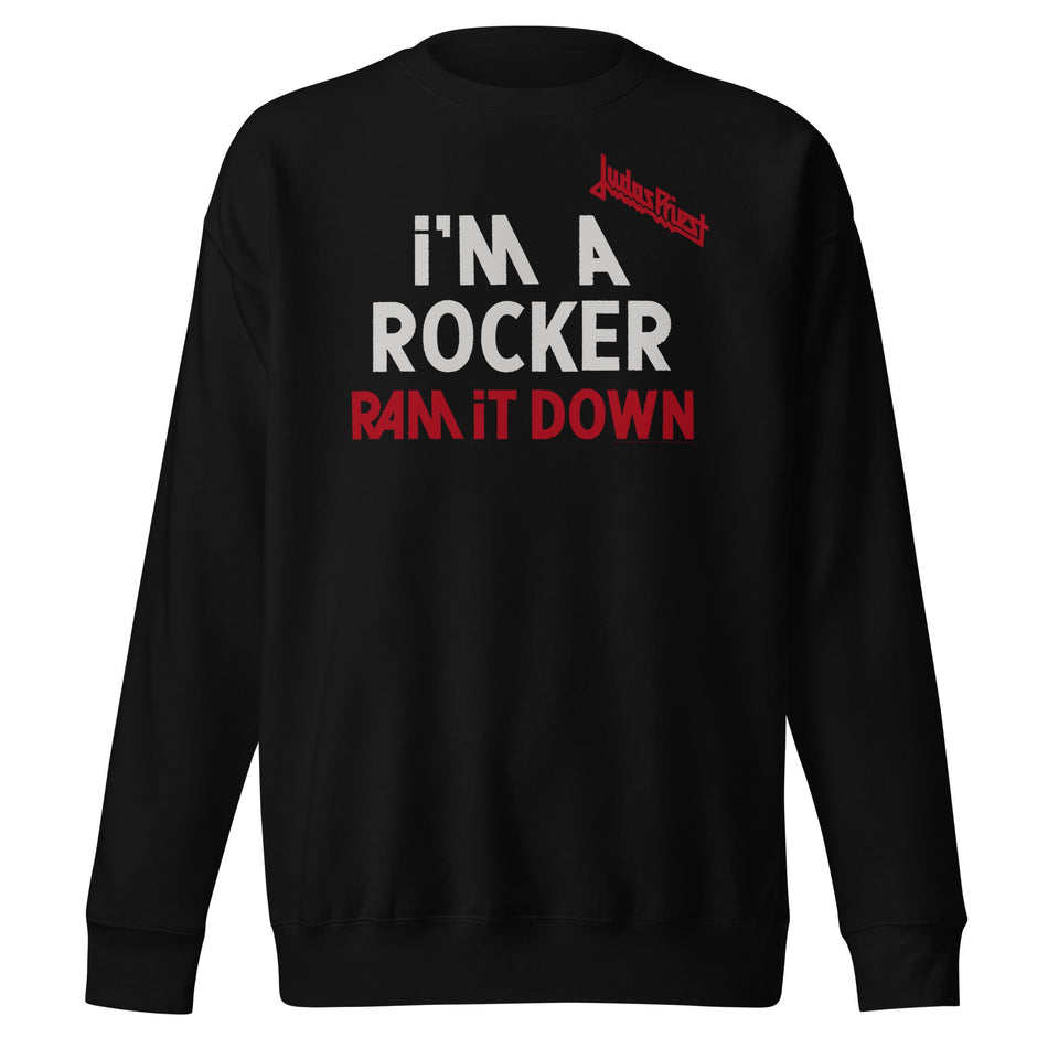 MerchMoment Judas Priest - I'm a Rocker Sweatshirt Black