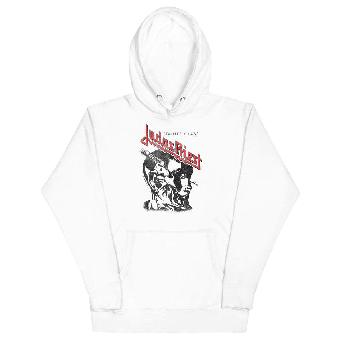 MerchMoment Judas Priest - Look Left Hoodie White