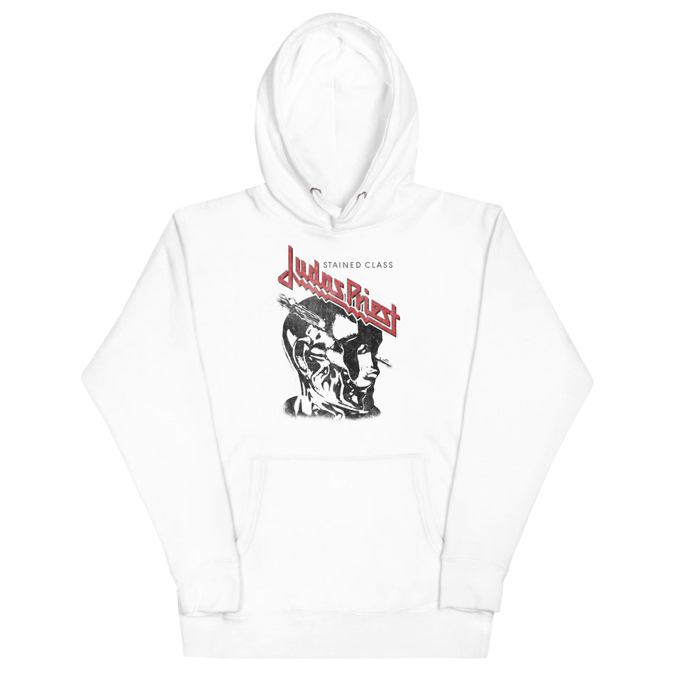 MerchMoment Judas Priest - Look Left Hoodie White