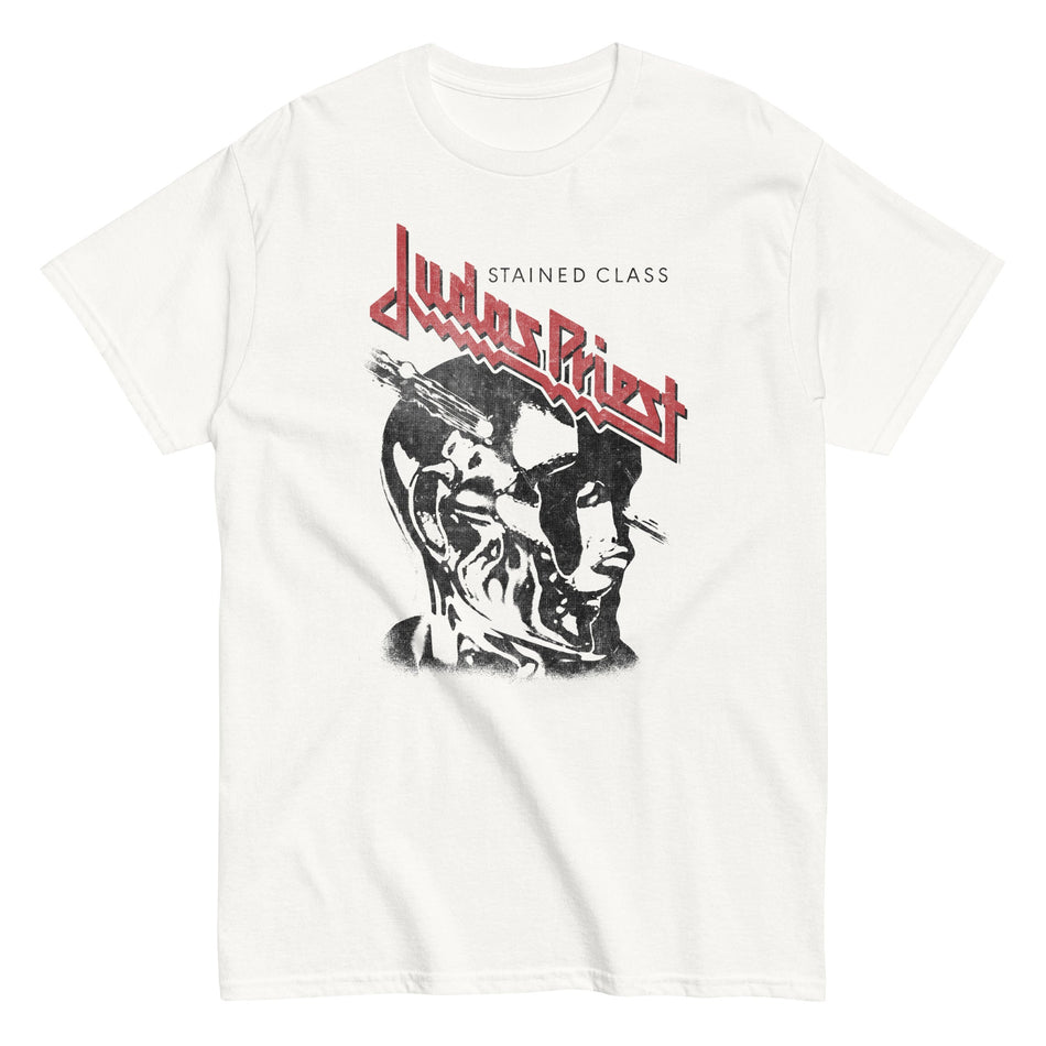 MerchMoment Judas Priest - Look Left T-Shirt White