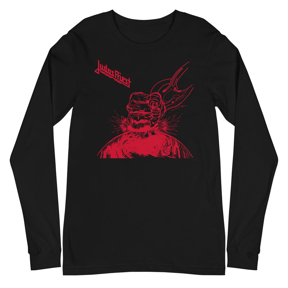 MerchMoment Judas Priest - Red Dream Long Sleeve T-Shirt Black