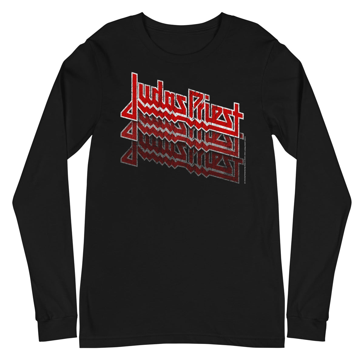 MerchMoment Judas Priest - Triple Vision Logo Long Sleeve T-Shirt Black