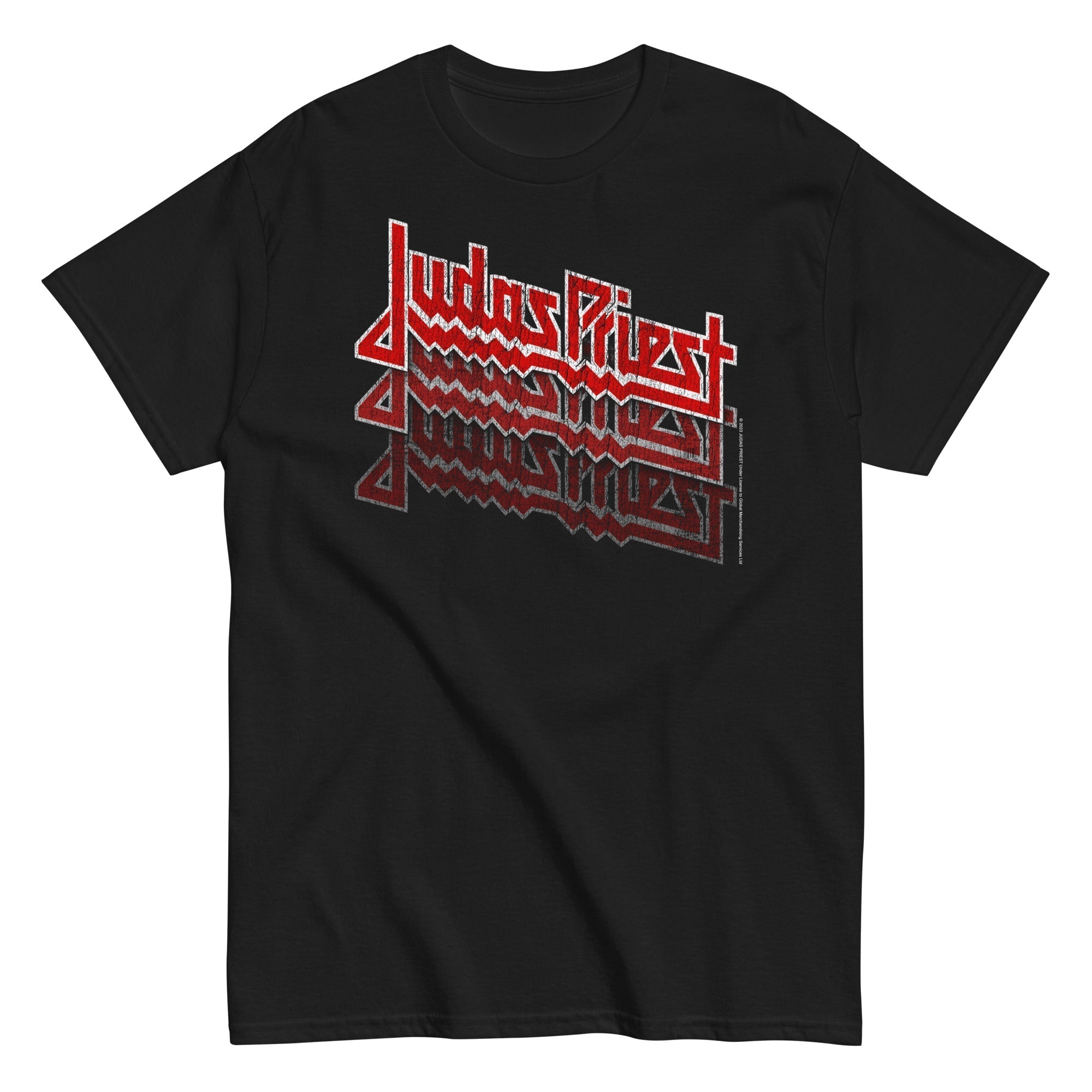 MerchMoment Judas Priest - Triple Vision Logo T-Shirt Black