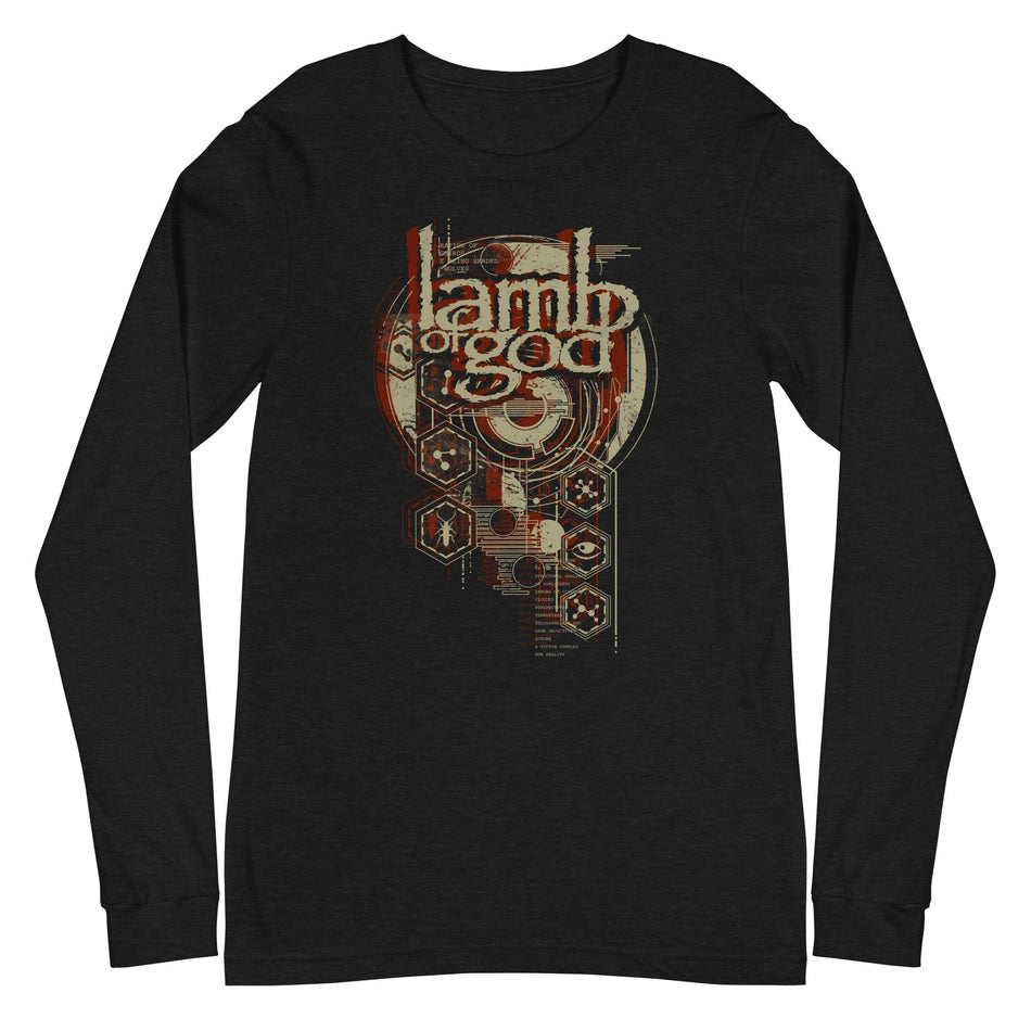 MerchMoment Lamb of God - Analog Long Sleeve T-Shirt Black