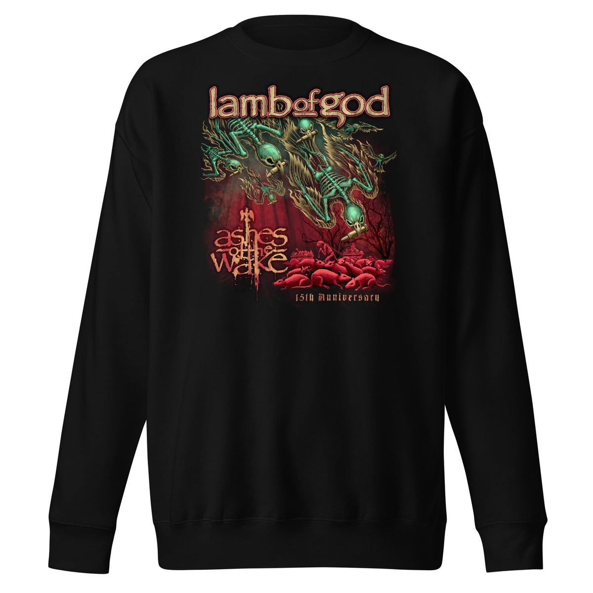 MerchMoment Lamb of God - Ashes Anniversary Sweatshirt Black