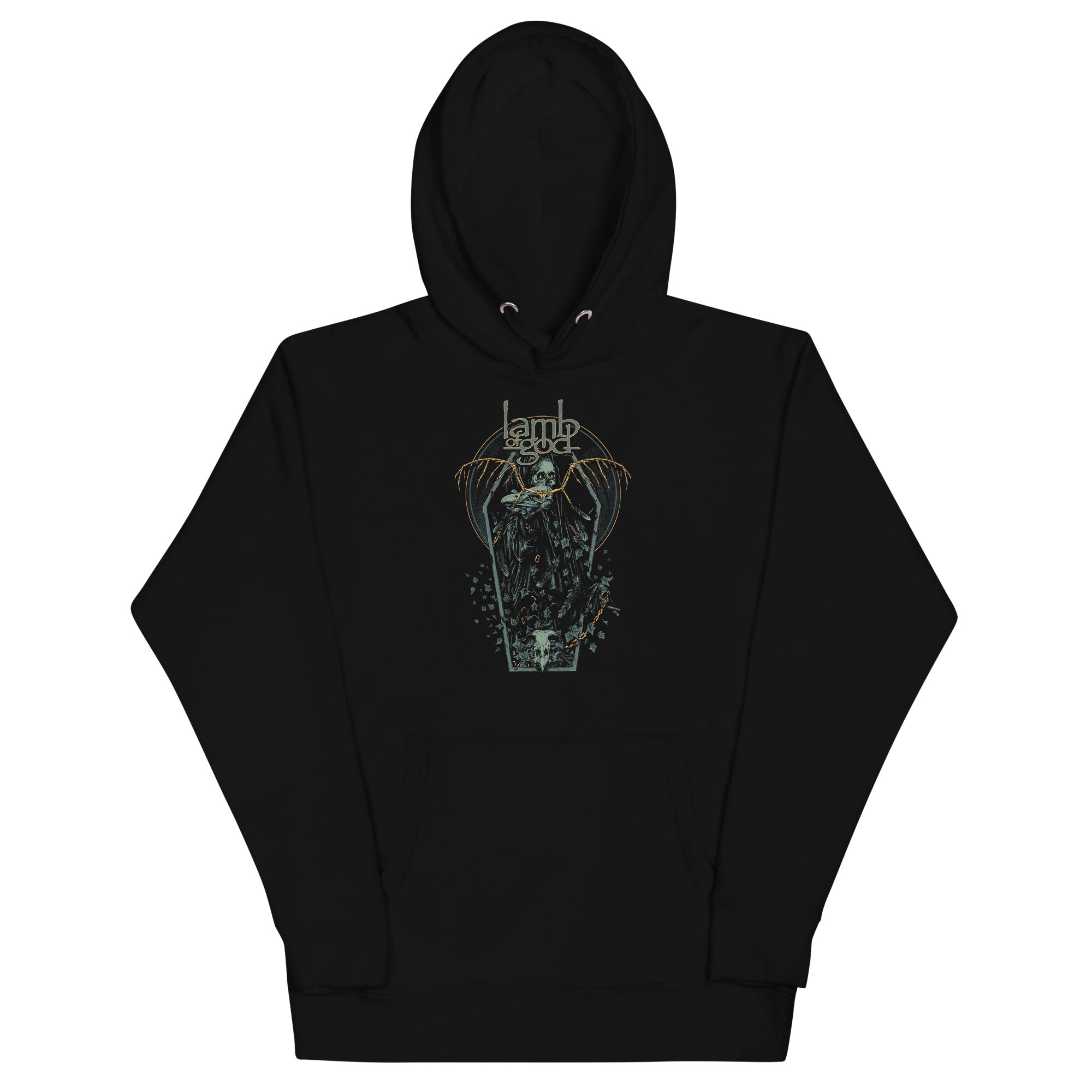 MerchMoment Lamb of God - Casket Hoodie Black