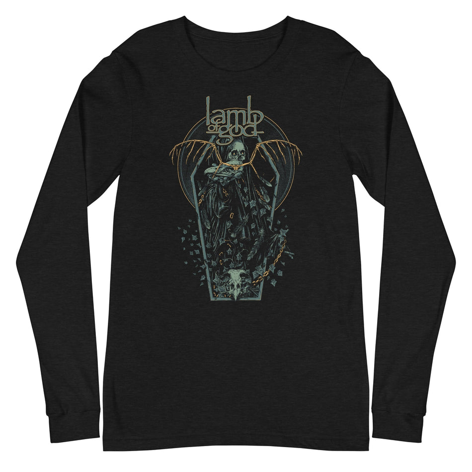 MerchMoment Lamb of God - Casket Long Sleeve T-Shirt Black