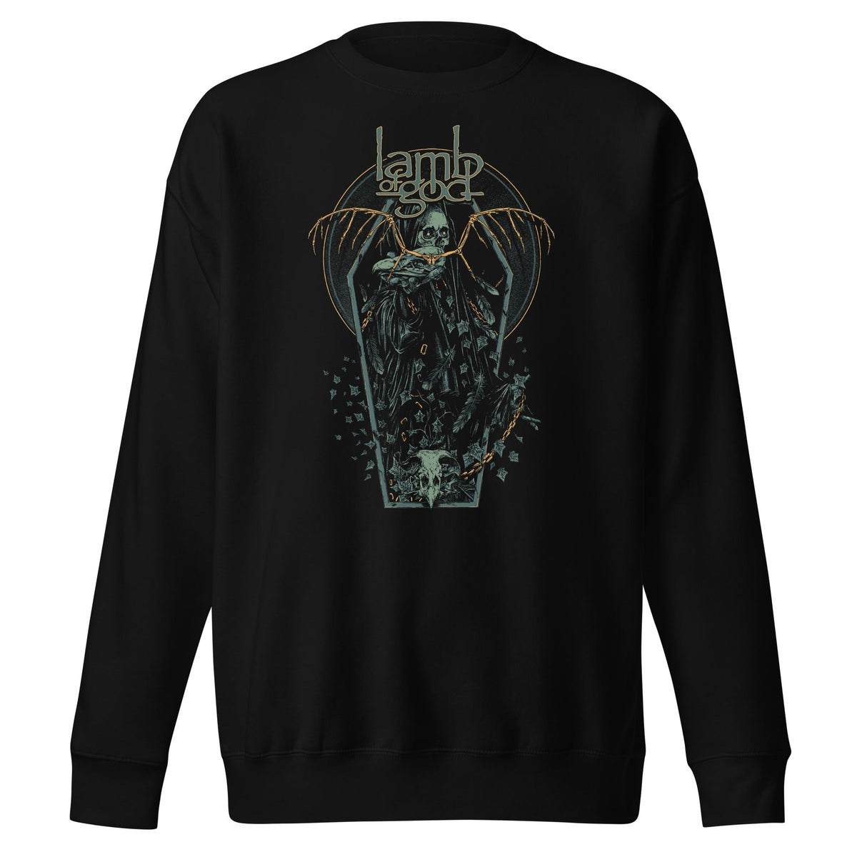 MerchMoment Lamb of God - Casket Sweatshirt Black
