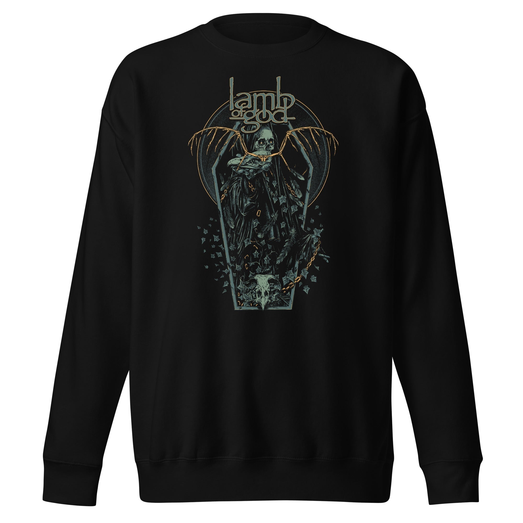 MerchMoment Lamb of God - Casket Sweatshirt Black