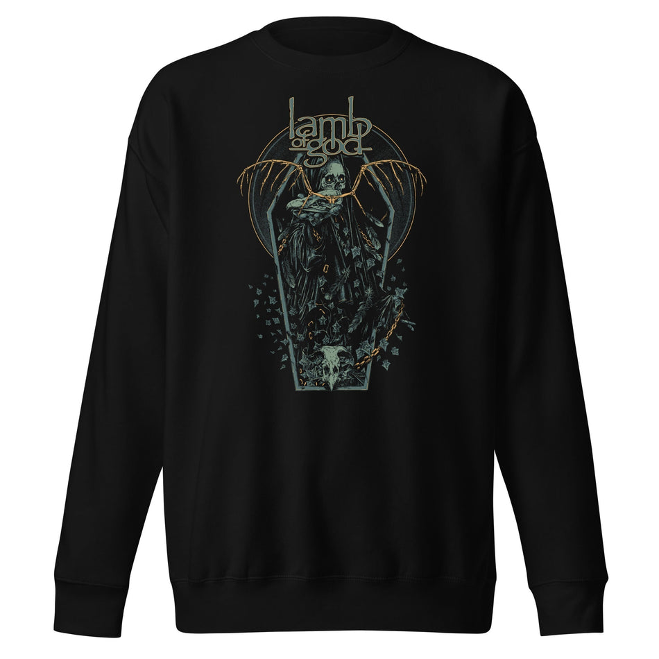 MerchMoment Lamb of God - Casket Sweatshirt Black