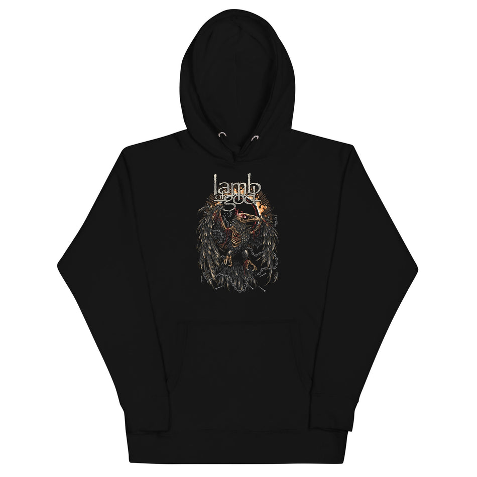 MerchMoment Lamb of God - Delusional Skull Hoodie Black