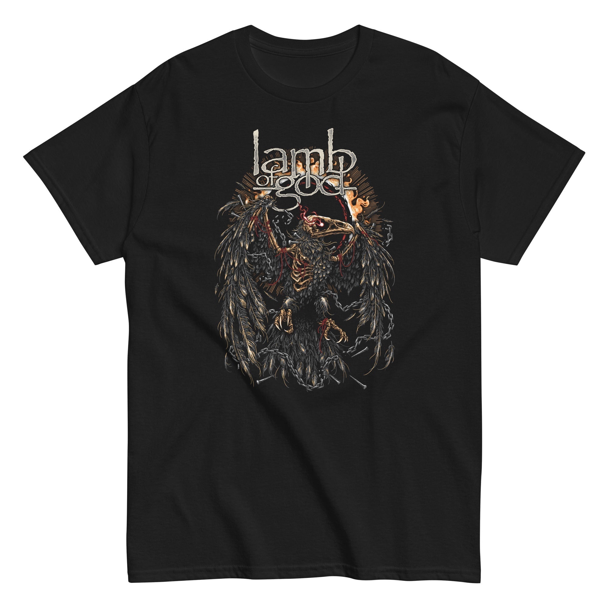 MerchMoment Lamb of God - Delusional Skull T-Shirt Black