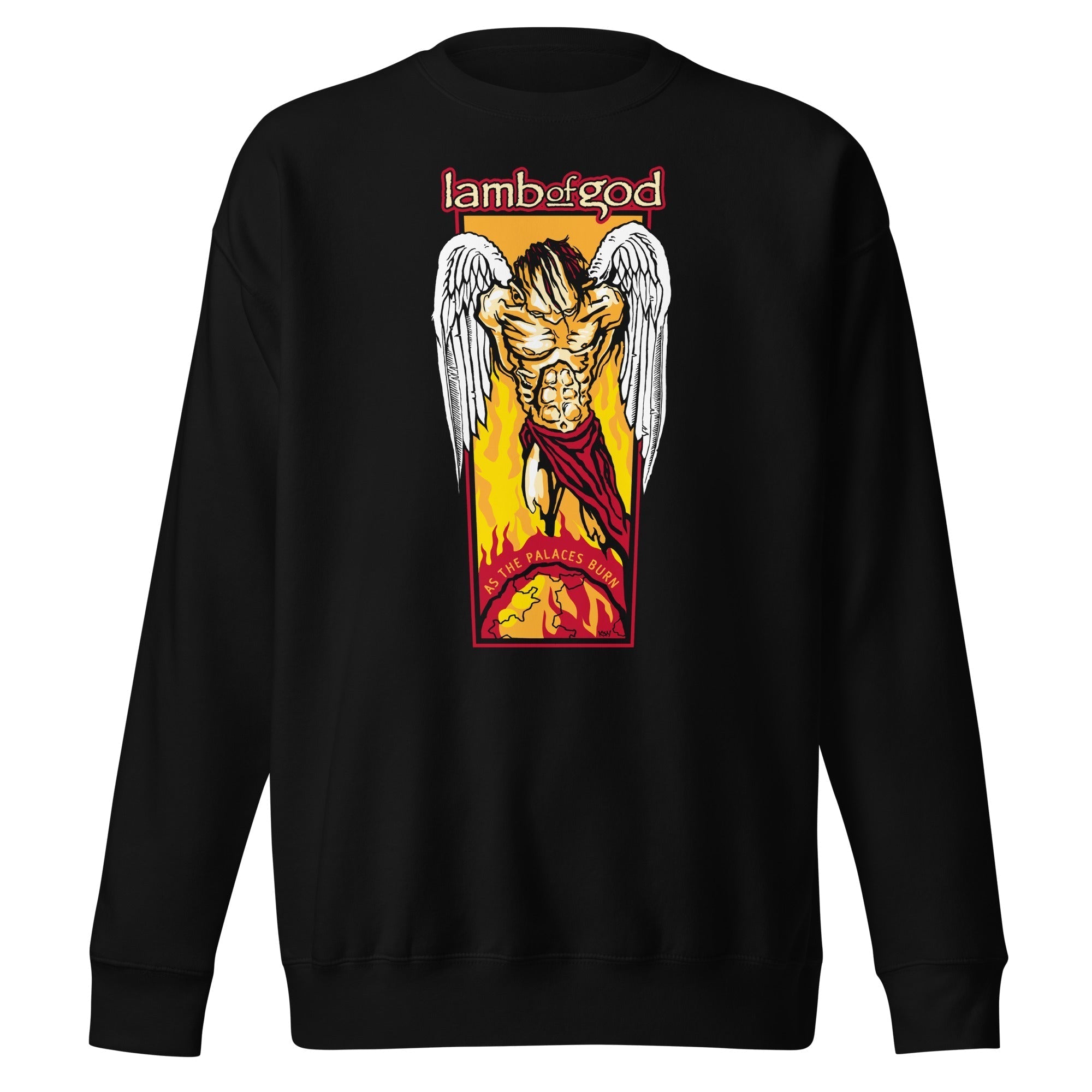MerchMoment Lamb of God - Fallen Angel Sweatshirt Black