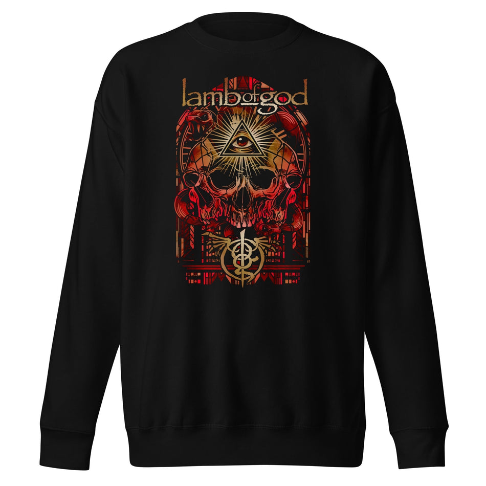 MerchMoment Lamb of God - Providence Skull Sweatshirt Black