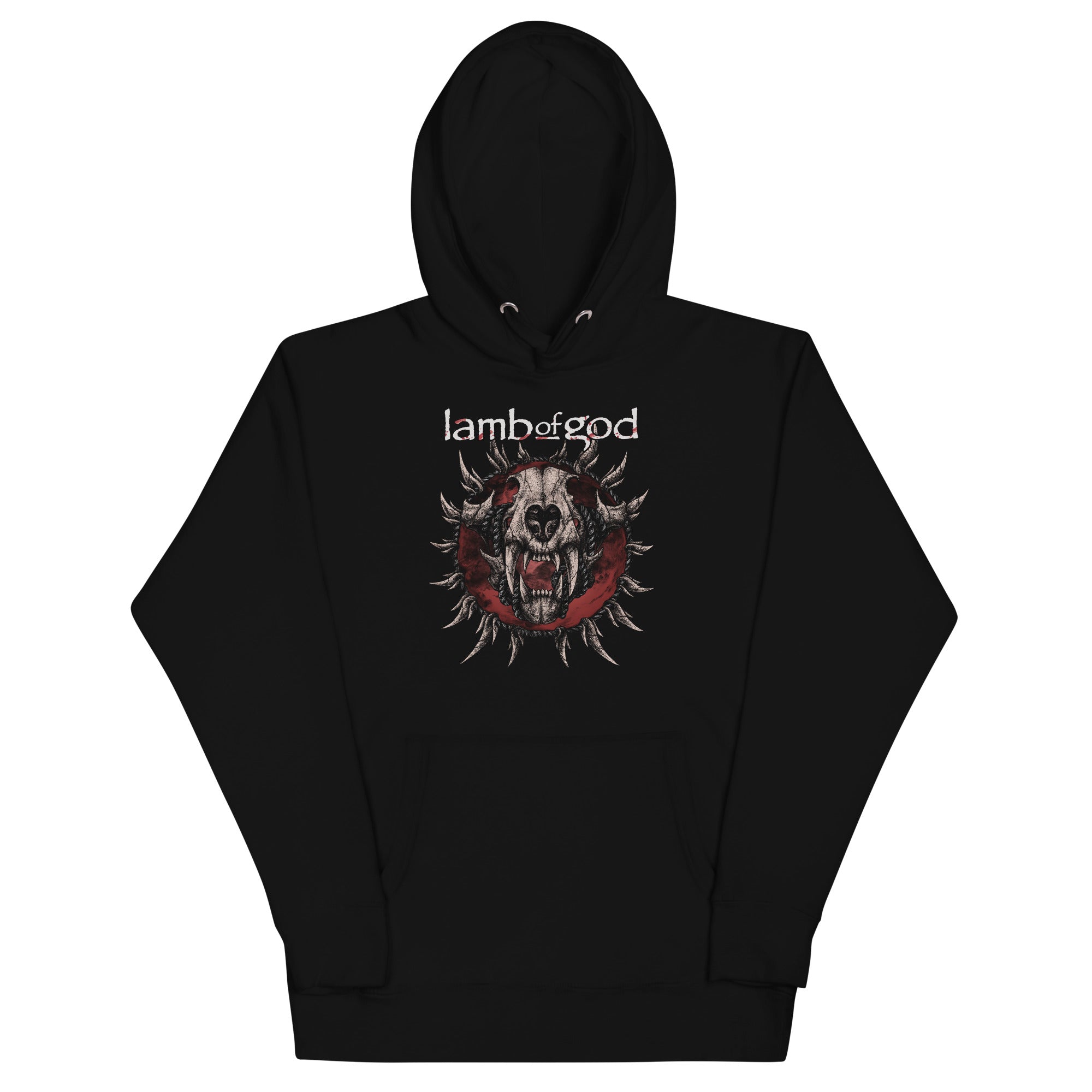 MerchMoment Lamb of God - Steer Skull Hoodie Black