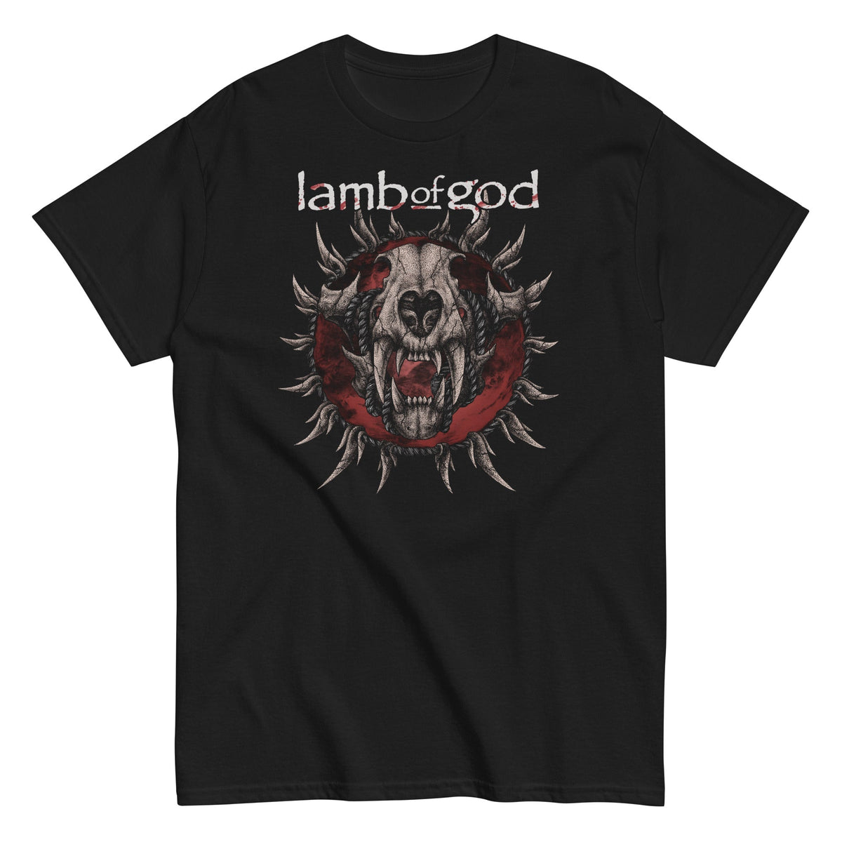 MerchMoment Lamb of God - Steer Skull T-Shirt Black