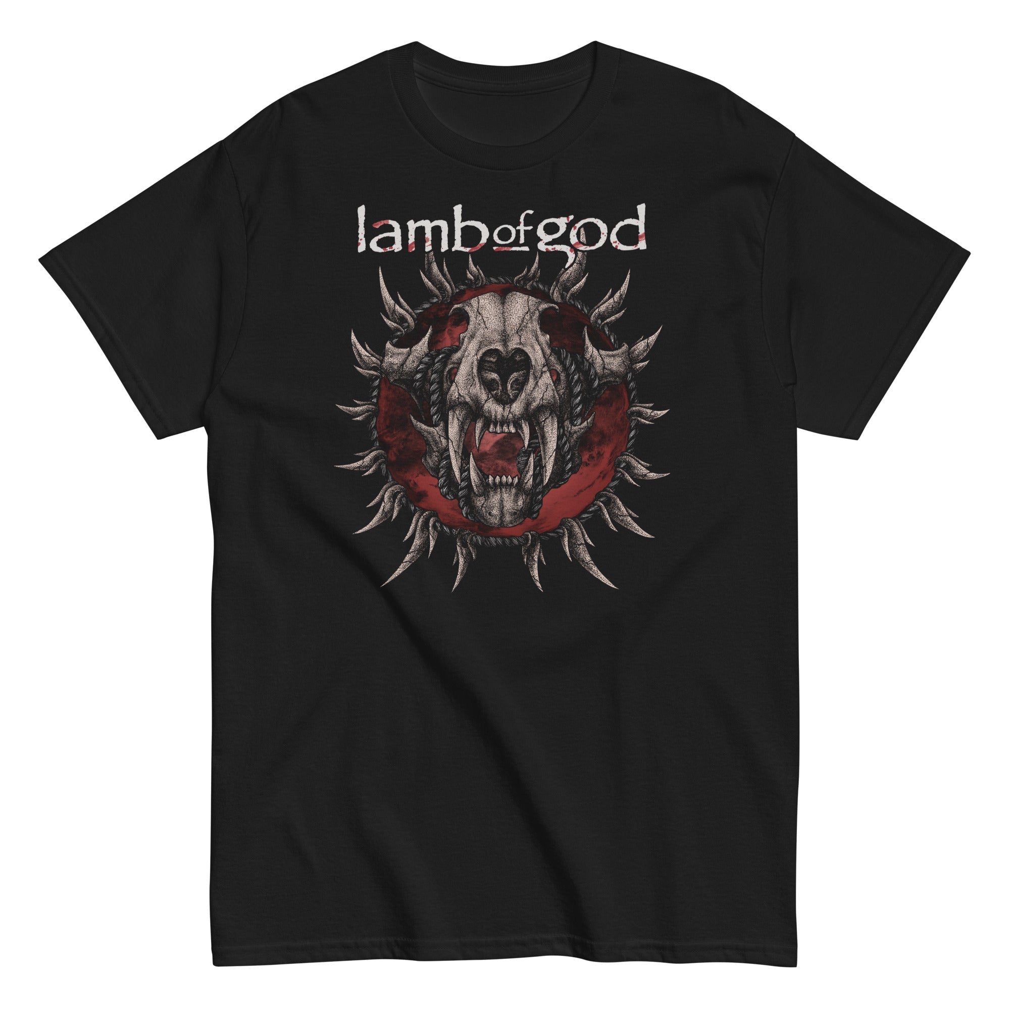 MerchMoment Lamb of God - Steer Skull T-Shirt Black