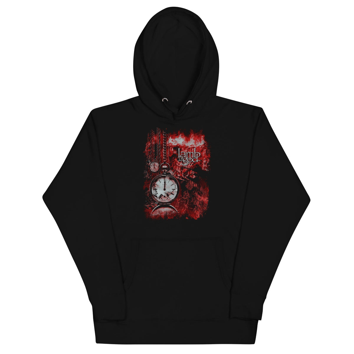 MerchMoment Lamb of God - Ticking Clock Hoodie Black
