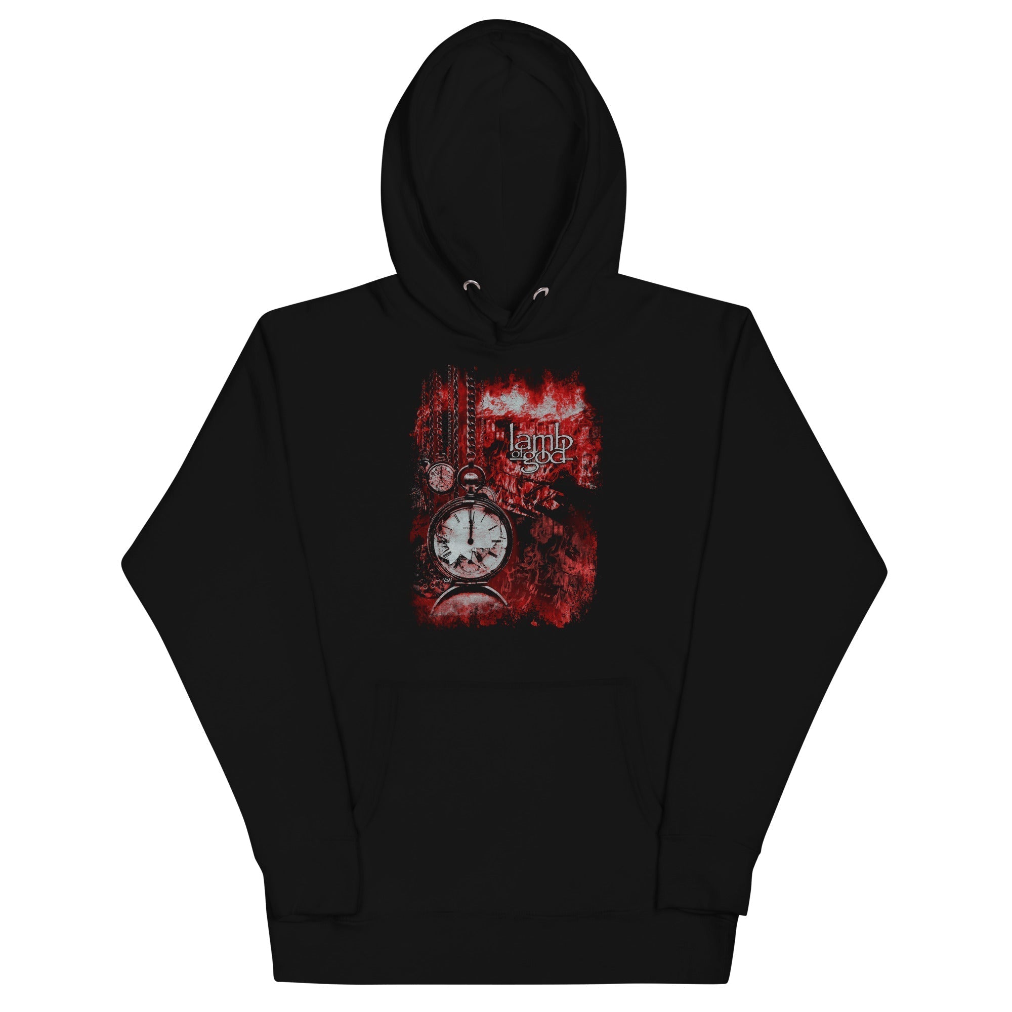 MerchMoment Lamb of God - Ticking Clock Hoodie Black