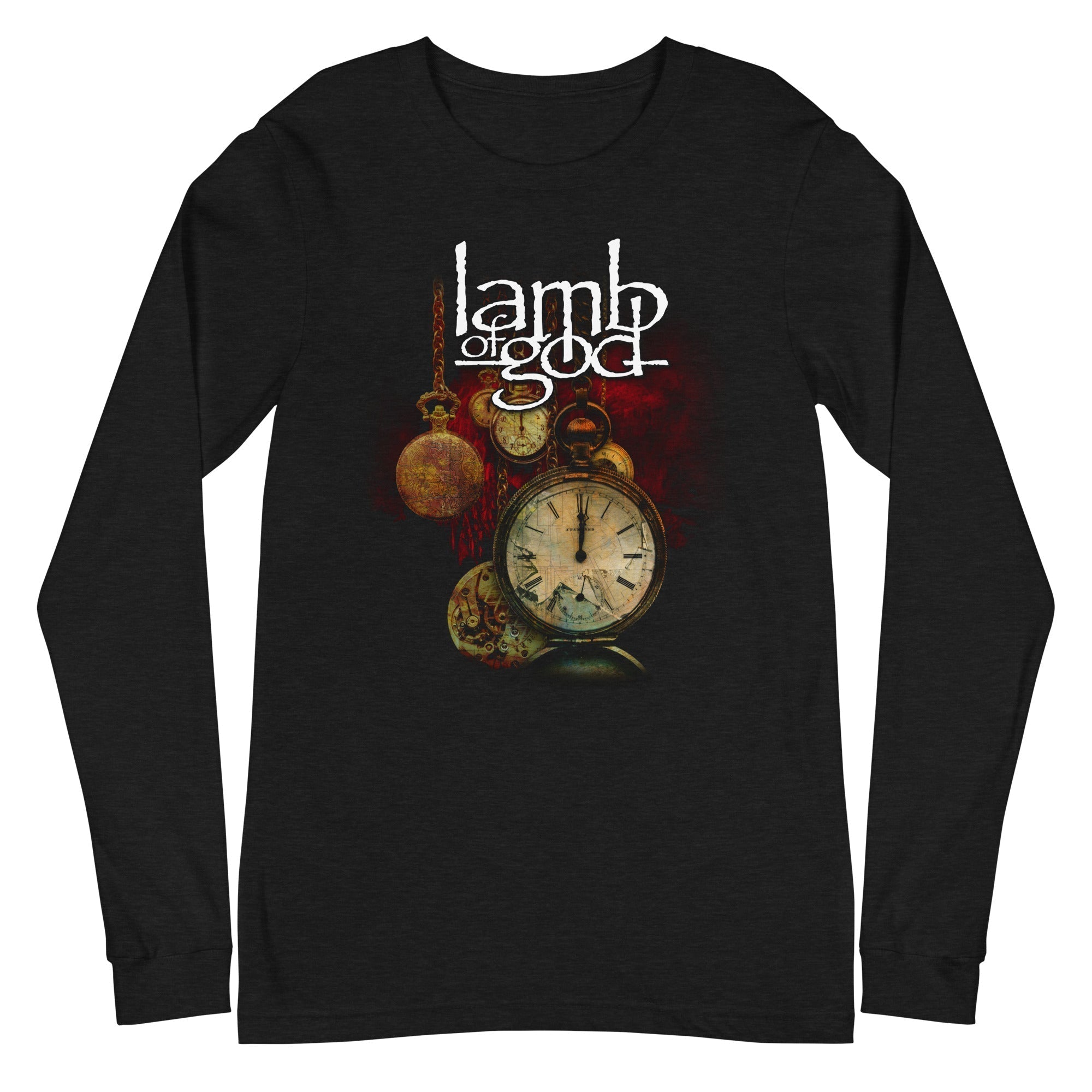MerchMoment Lamb of God - Time and Again Long Sleeve T-Shirt Black