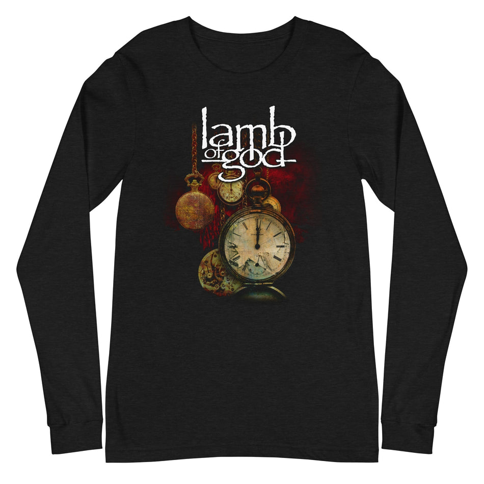 MerchMoment Lamb of God - Time and Again Long Sleeve T-Shirt Black