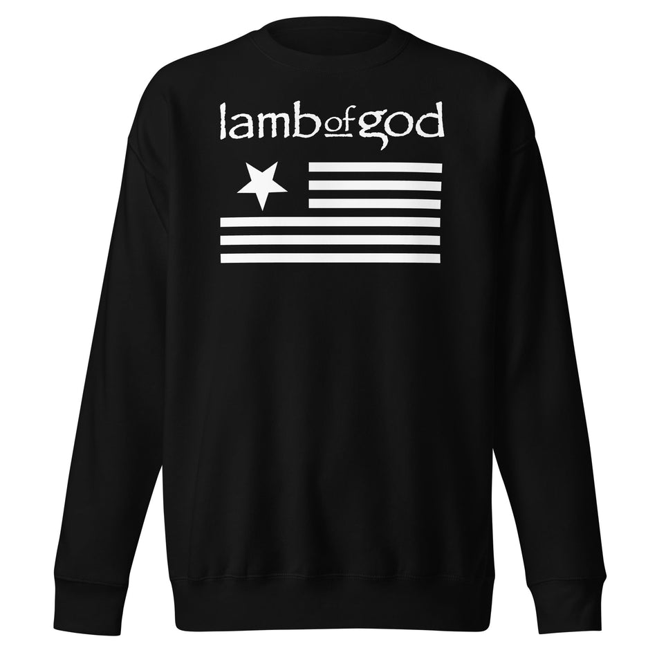 MerchMoment Lamb of God - White Flag Sweatshirt Black