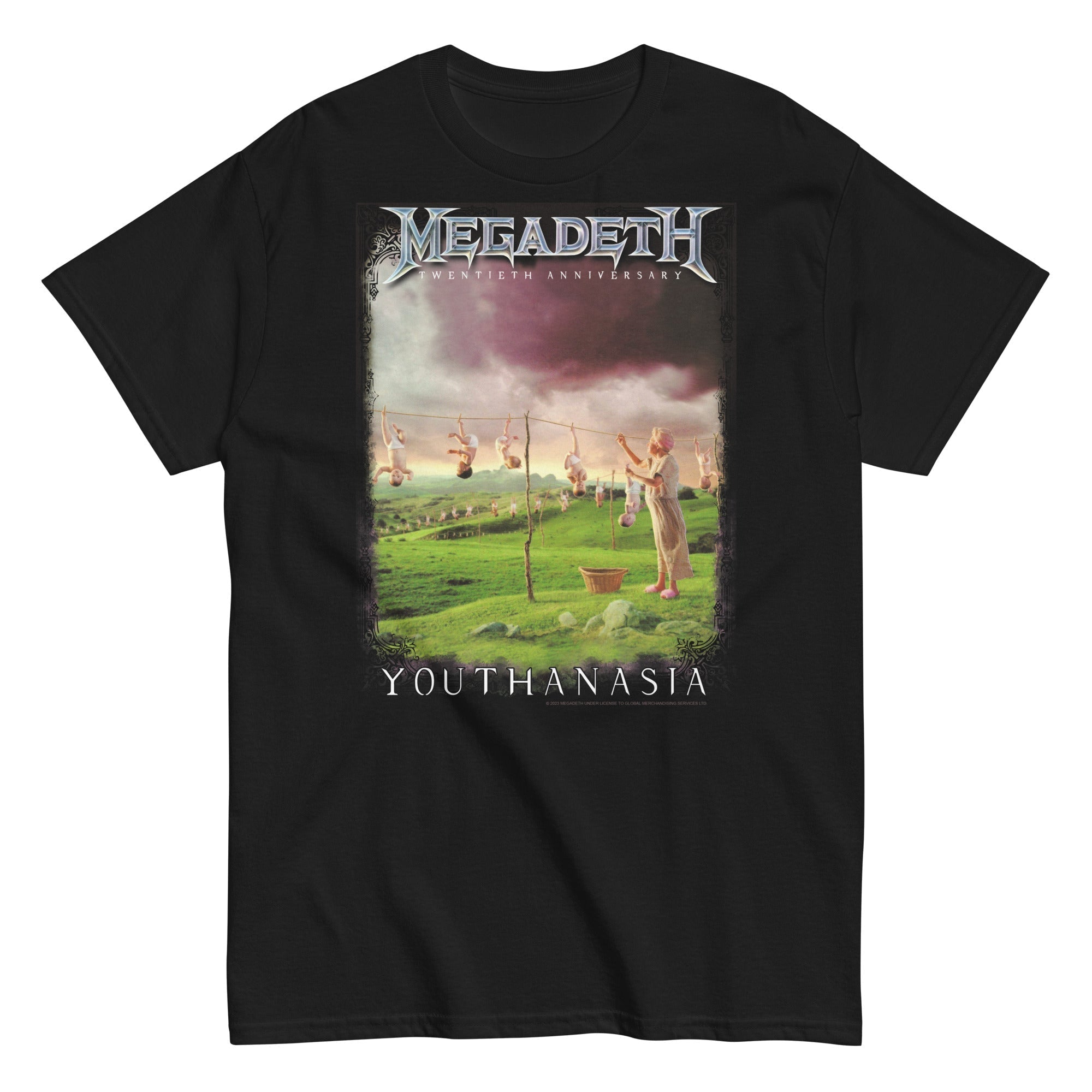 MerchMoment Megadeth - 20th Youthanasia T-Shirt Black