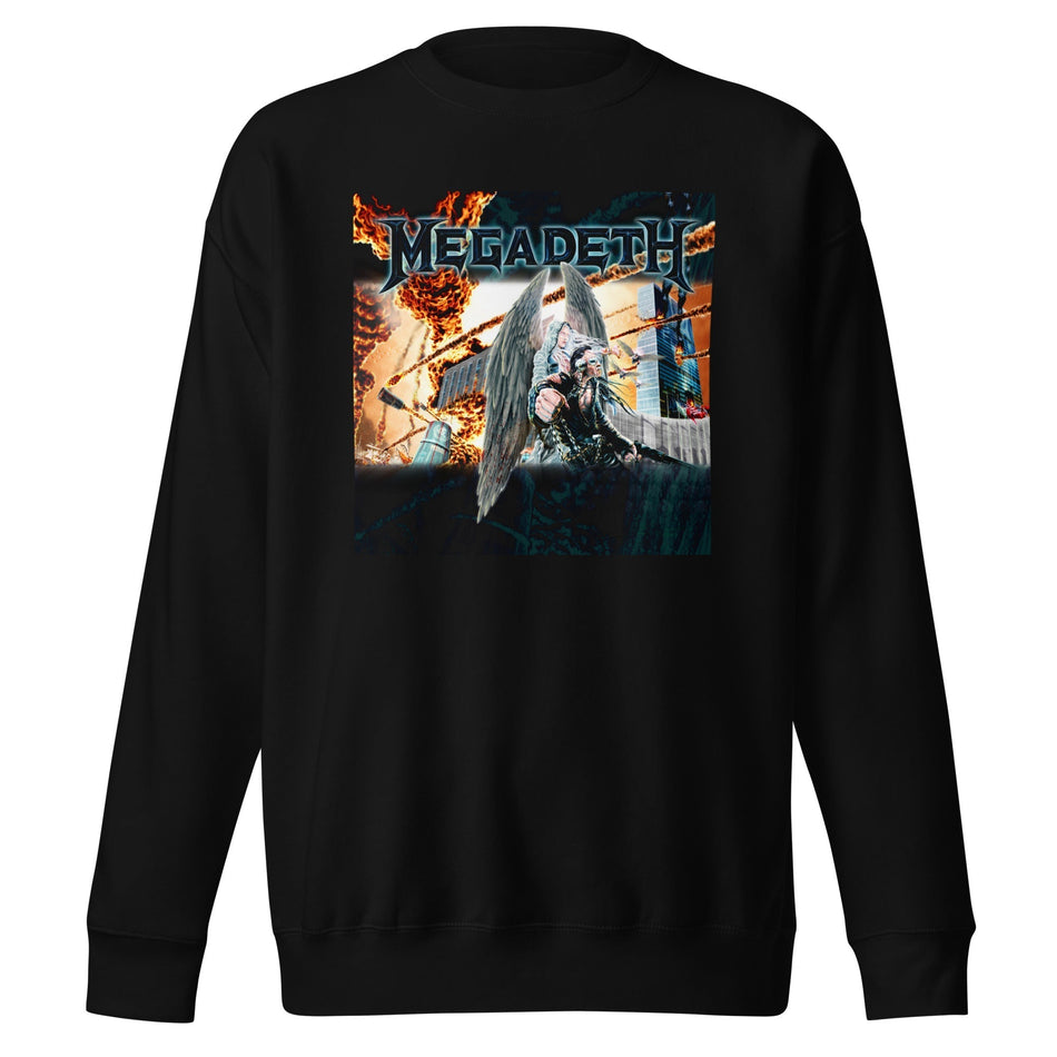 MerchMoment Megadeth - Angel Flames Sweatshirt Black