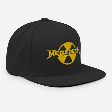 MerchMoment Megadeth Black Nuclear Snapback Hat