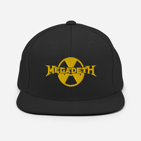 MerchMoment Megadeth Black Nuclear Snapback Hat