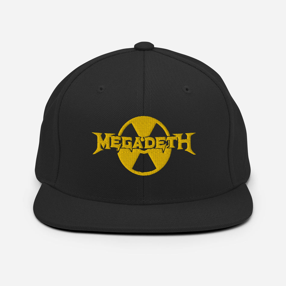 MerchMoment Megadeth Black Nuclear Snapback Hat
