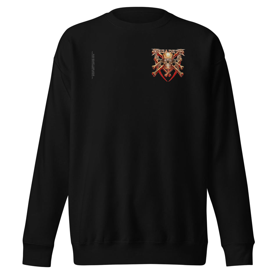 MerchMoment Megadeth - Crossed Bones Sweatshirt Black