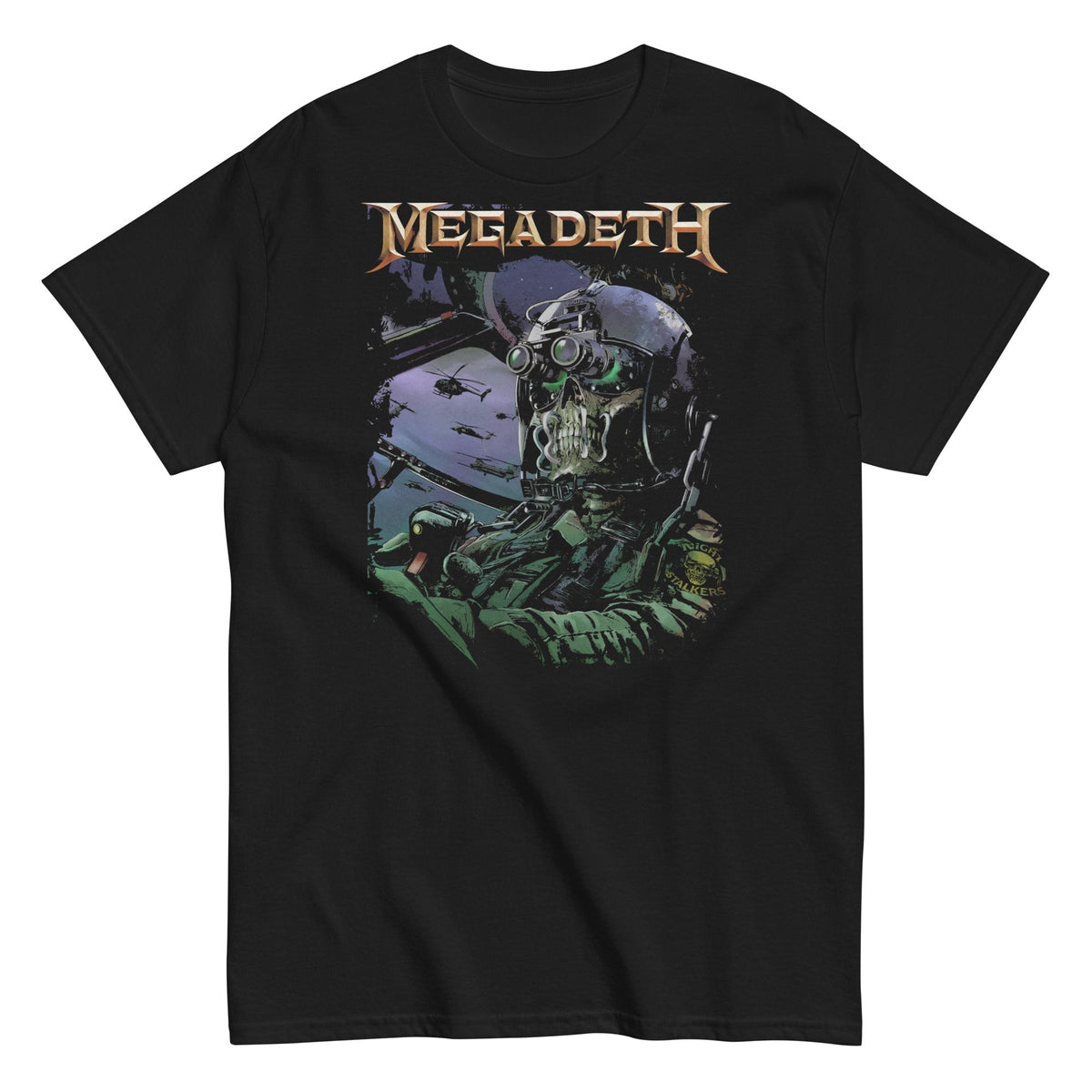 MerchMoment Megadeth - Night Vision T-Shirt Black