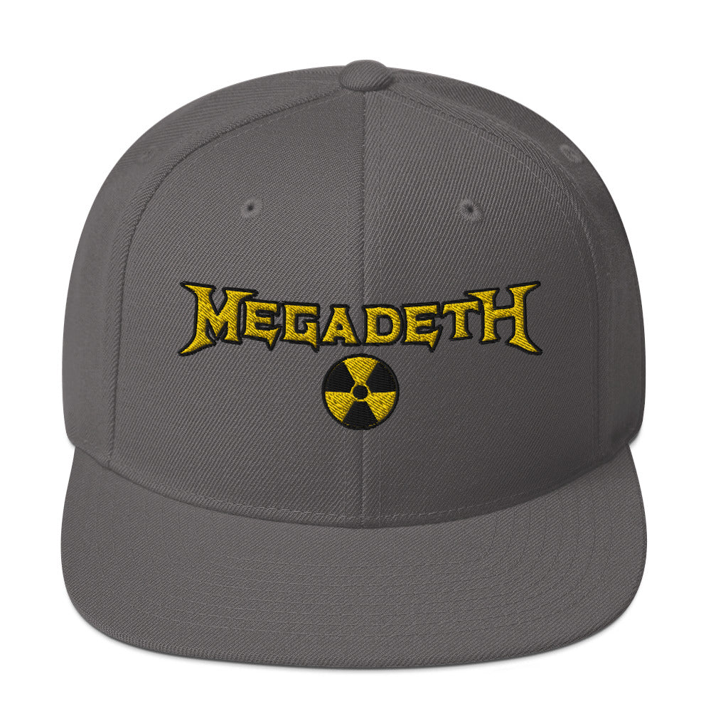 MerchMoment MegaDeth Nuclear Embroidered Snapback Hat