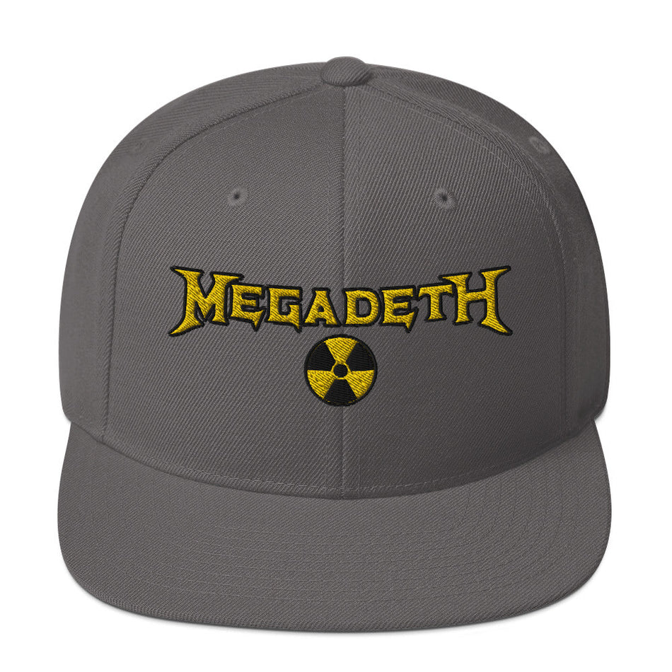 MerchMoment MegaDeth Nuclear Embroidered Snapback Hat