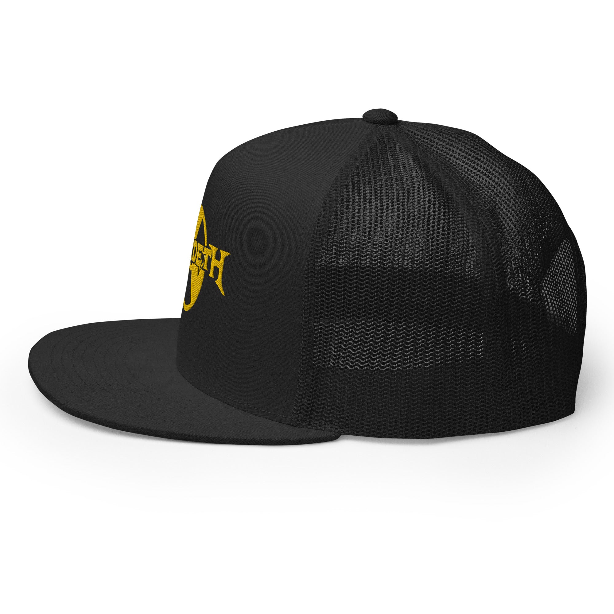MerchMoment MegaDeth Nuclear Logo Embroidered Trucker Hat