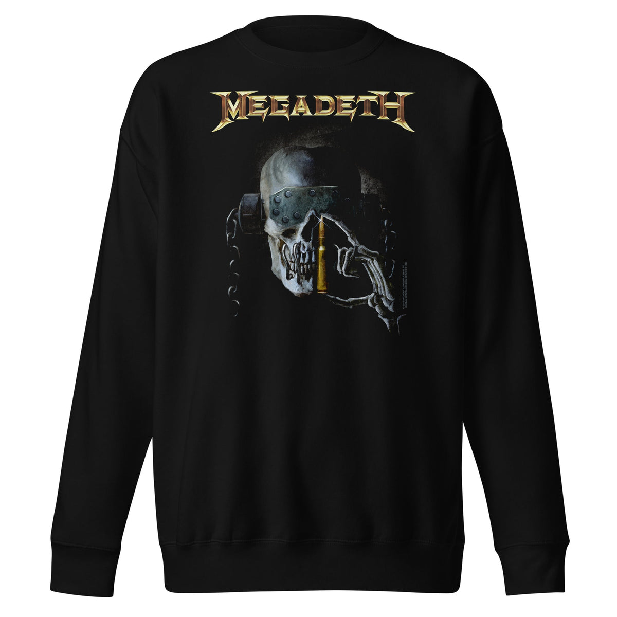 MerchMoment Megadeth - One Bullett Left Sweatshirt Black