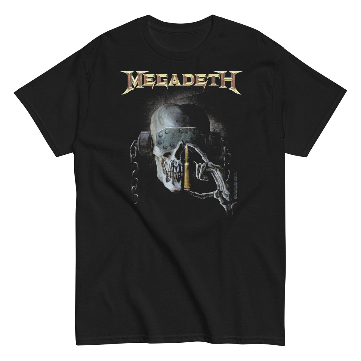 MerchMoment Megadeth - One Bullett Left T-Shirt Black