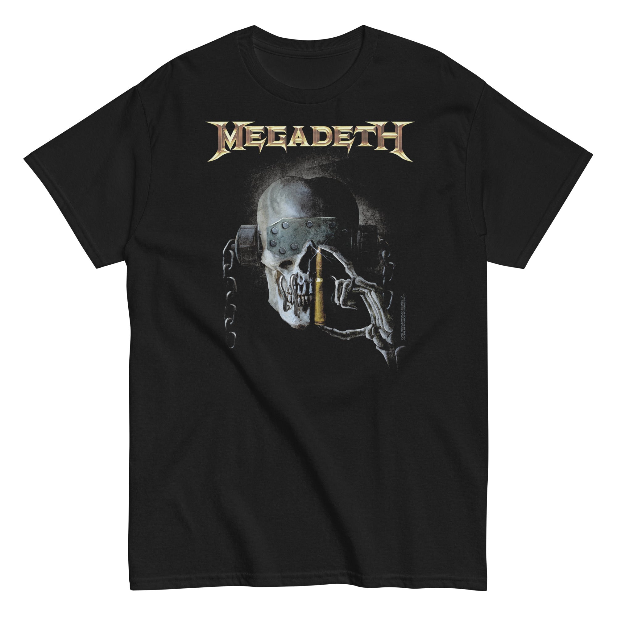 MerchMoment Megadeth - One Bullett Left T-Shirt Black