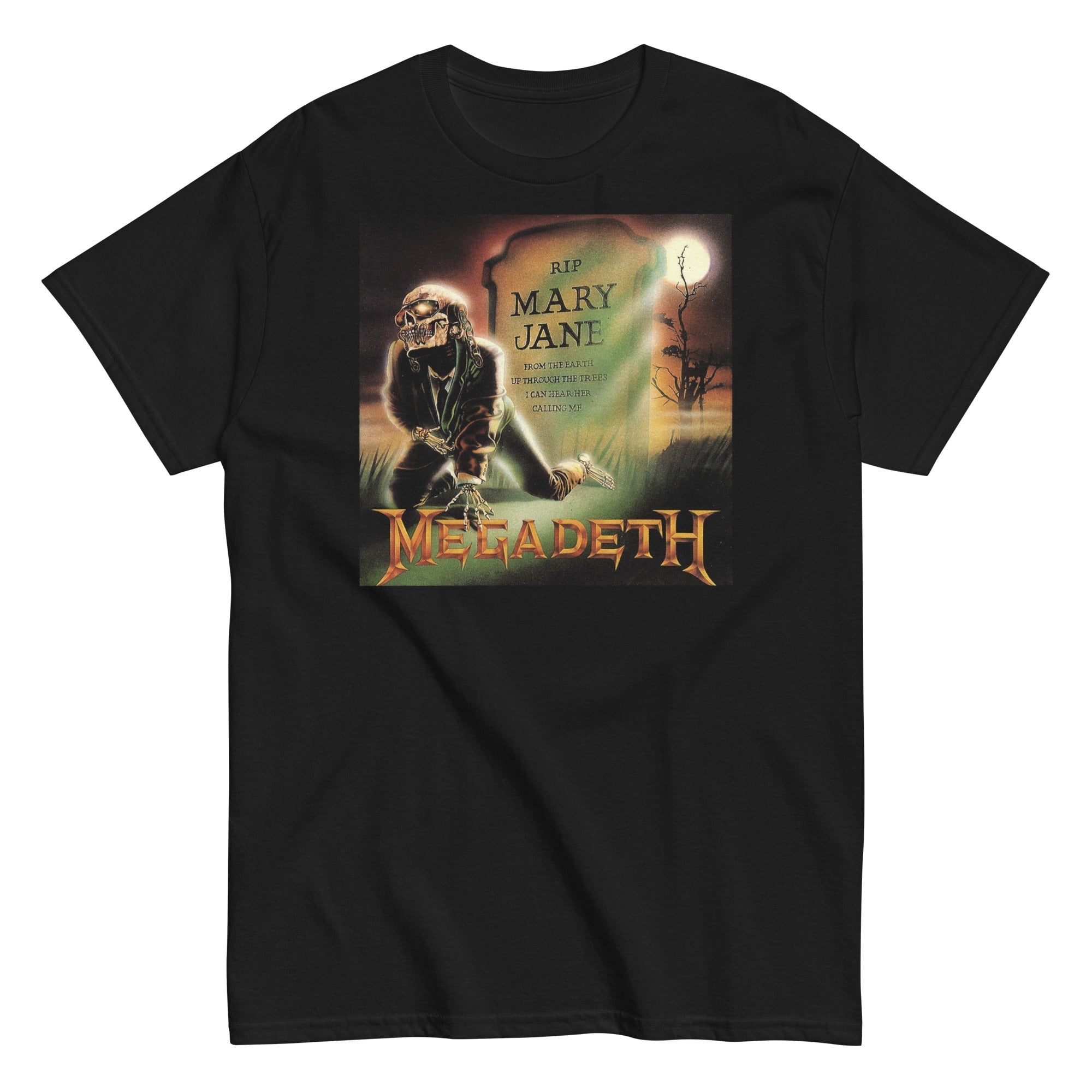 MerchMoment Megadeth - R.I.P. Mary Jane T-Shirt Black