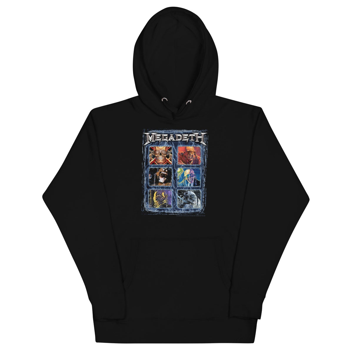 MerchMoment Megadeth - Six Vics Hoodie Black